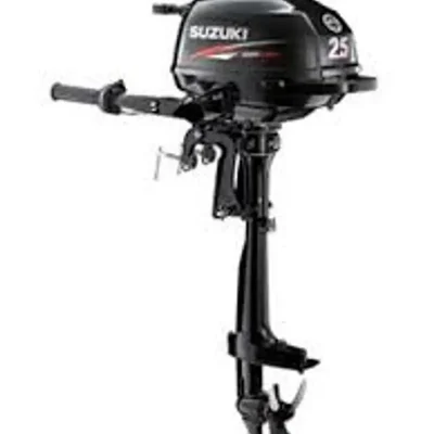 Heavy Duty Suzuki Outboard, 4 Stroke Engine with Tiller Steering